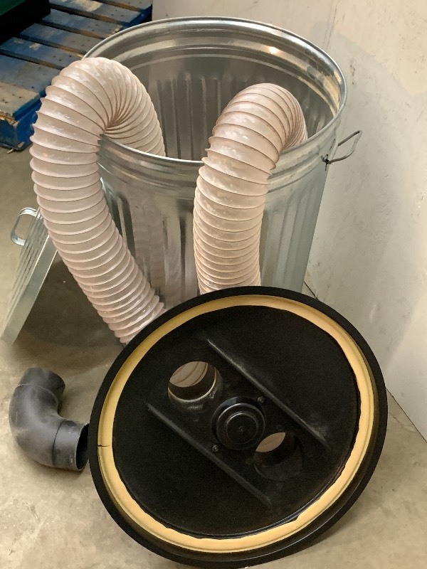 lot 10 image: 30-Gallon Dust Collection Barrel