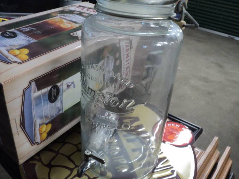 lot 5 image: Farmstand Beverage Dispenser- stand...