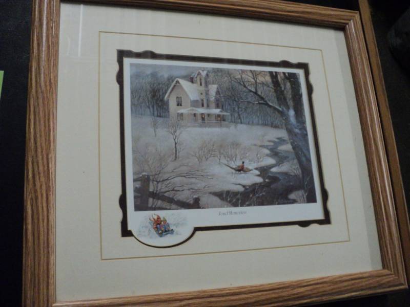 lot 19 image: Fond Memories Framed Print 18 x 16...