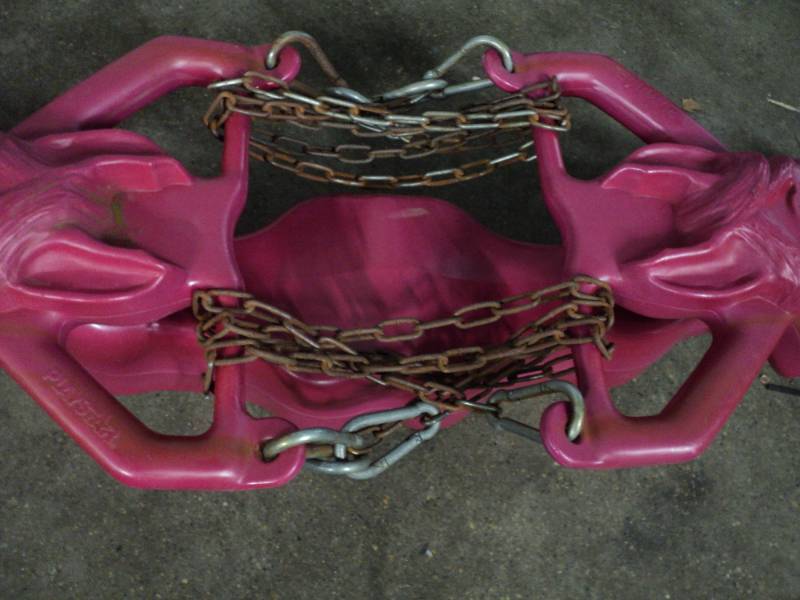 lot 25 image: Ride on Horses with Chains 54 x 16...