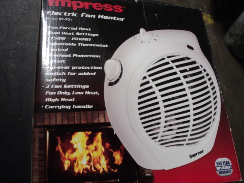 lot 45 image: Impress Electric Fan Heater...