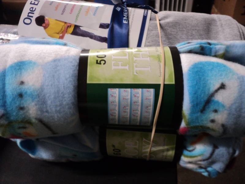 lot 84 image: 4 Fleece Throws 50 x 60...