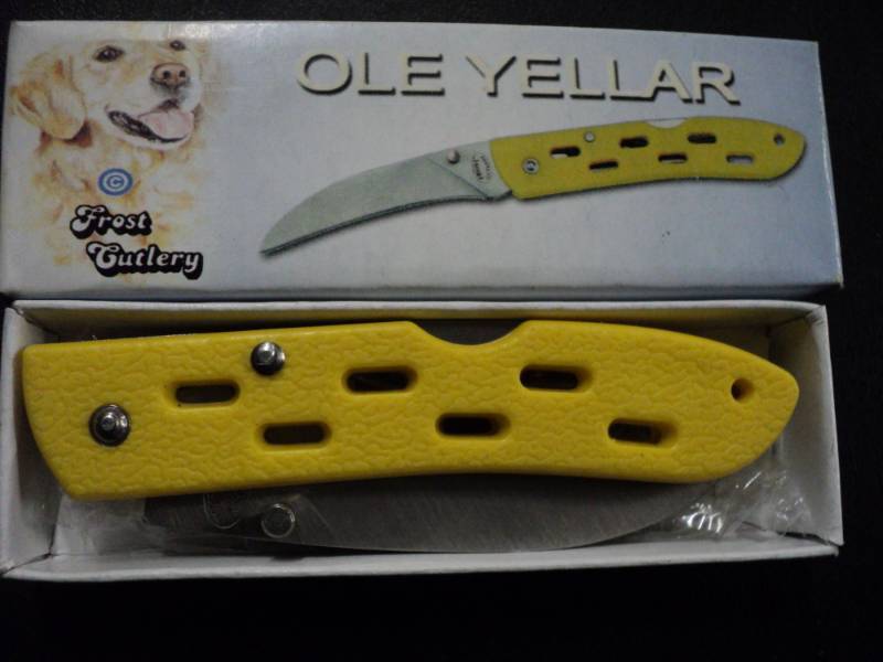 lot 103 image: Ole Yellow Knife...