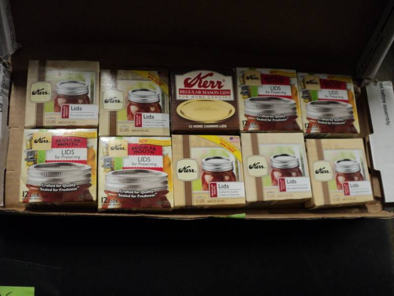 lot 104 image: 12 Doz new Canning Lids...