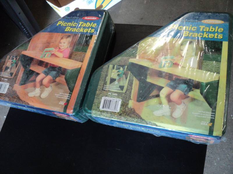 lot 139 image: PlayAction Picnic Table Brackets...
