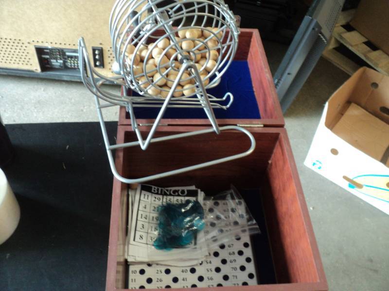 lot 156 image: Bingo Set in Wood Case...