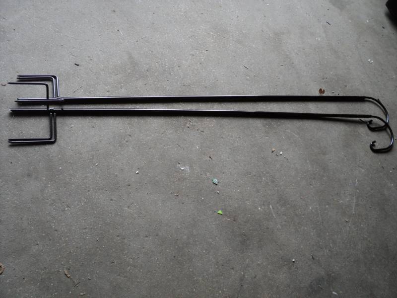 lot 189 image: 2 new Shephards Hooks 63 tall...