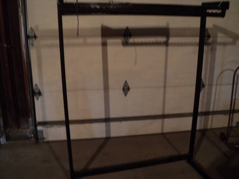 lot 225 image: Study Clothes Rack 48 x 62...