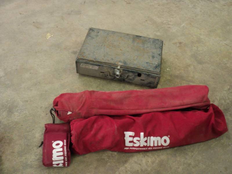 lot 266 image: 2 Eskimo Ice Fishing Gear and Camps...
