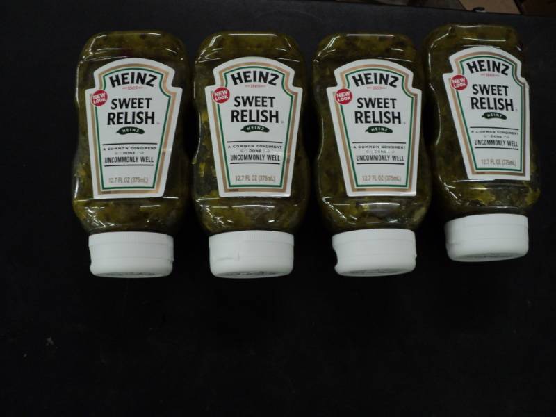 lot 298 image: 4 Bottles Heinz Sweet Relish 12.7 o...