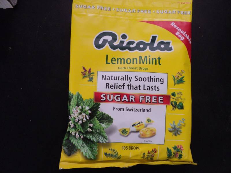lot 322 image: Ricola Lemon Mint Herb Throat Drops...