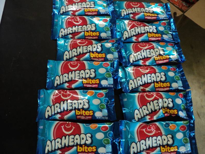 lot 330 image: 12 Bags Airhead Bites 2 oz per bag...
