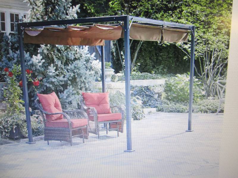 Retractable Awning Gazebo open box ...