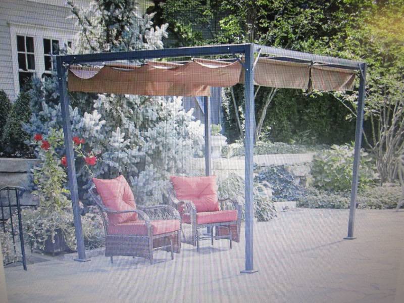 Retractable Awning Gazebo open box ...