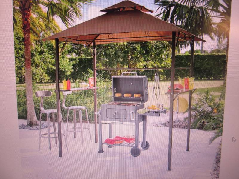 Scroll Grill Gazebo open box Retail...