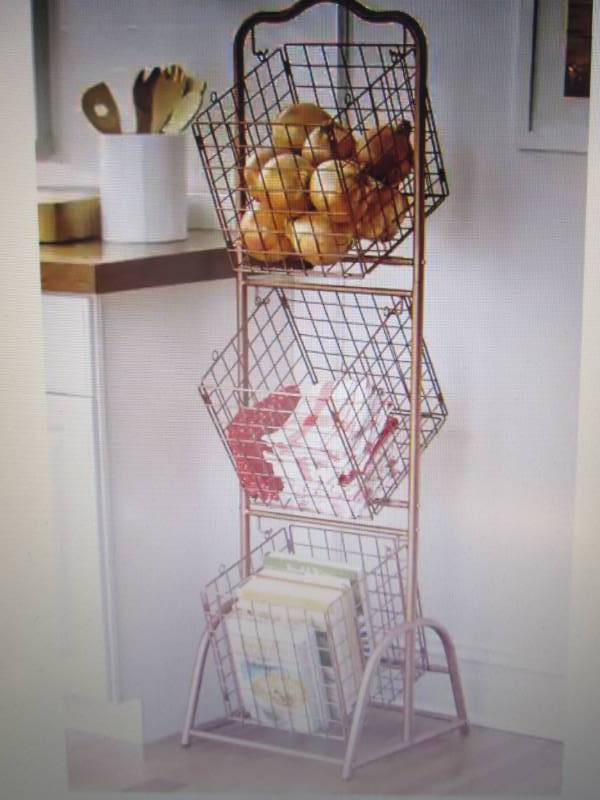 Wire 3 Basket Stand open box Retail...