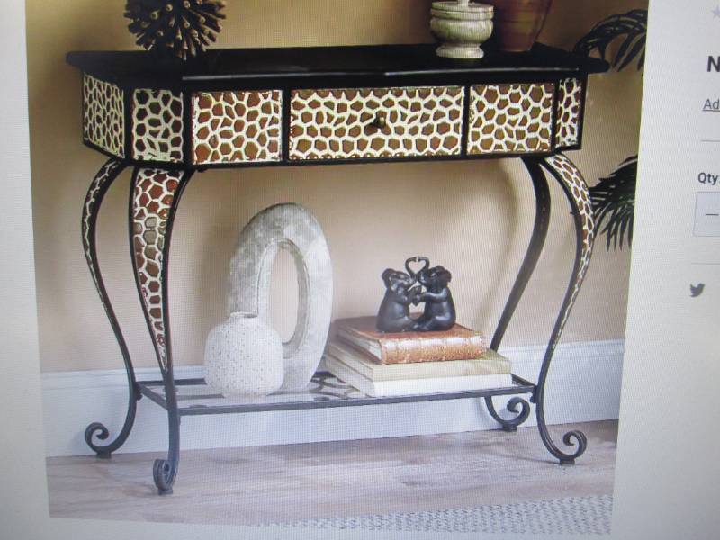 Giraffe Console Table open box Reta...