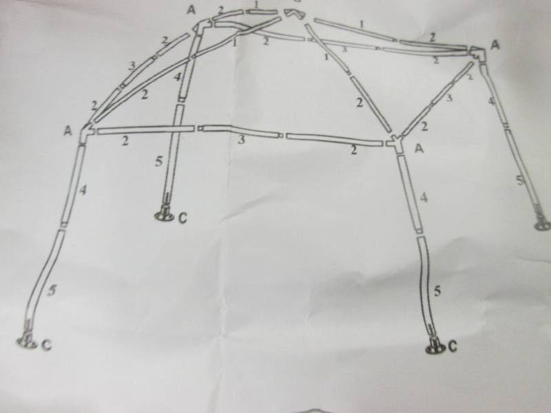 Gazebo Frame only - no cover Assemb...