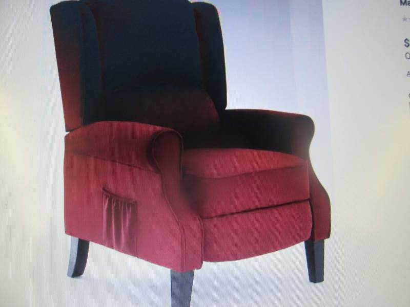 Massage Wingback Recliner open box ...