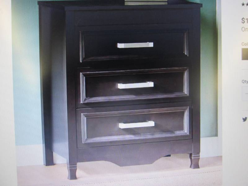 Candice 3-Drawer Chest open box Ret...