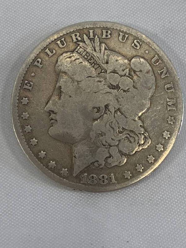lot 91 image: 1881 Morgan Silver Dollar