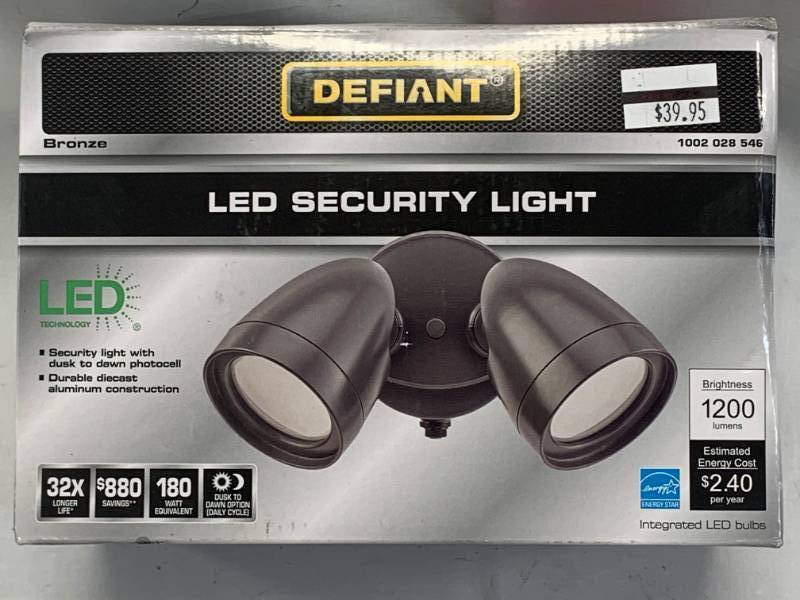 lot 94 image: Defiant LED Security Light