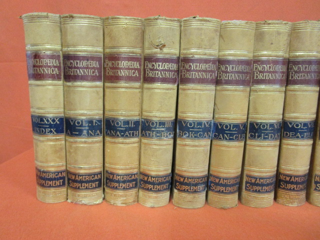 lot 15 image: Set of Encyclopedia Britannica From 1897
