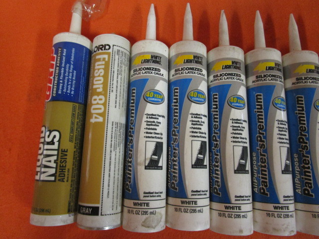 lot 54 image: Misc. Caulks & Glues