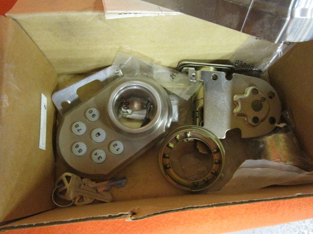 lot 57 image: Keypad Door Lock & PVC Pipe Fittings