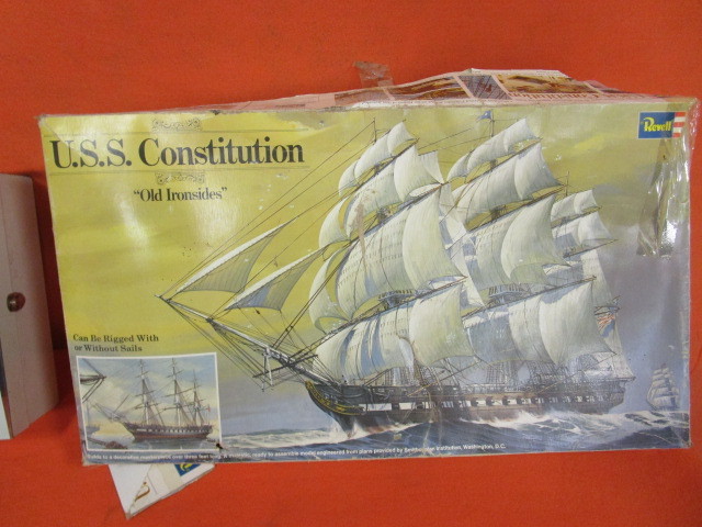 lot 67 image: Kids Microscope & USS Constitution Model