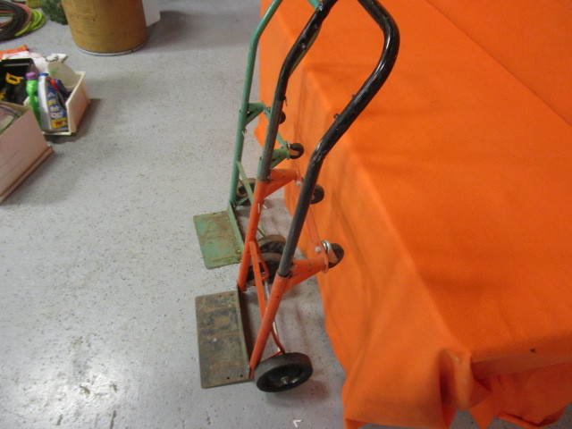 lot 31 image: (2) 2 Wheel Hand Carts