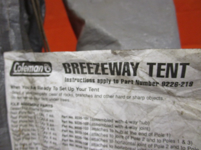 lot 111 image: Coleman 21 x 9 Breezeway Tent