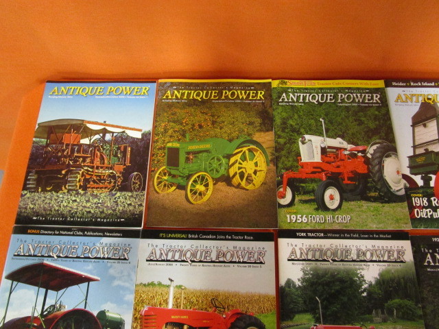 lot 123 image: Antique Power Magazine July2006 to Feb 2010