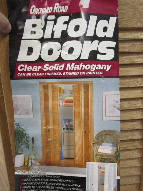 lot 145 image: (New) Bi-Fold Door 30 x 80