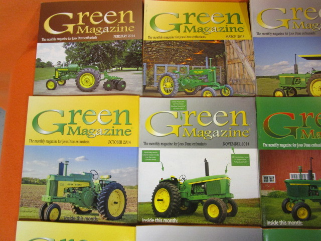 lot 152 image: Green Magazine Feb 2014 to Sept 2016