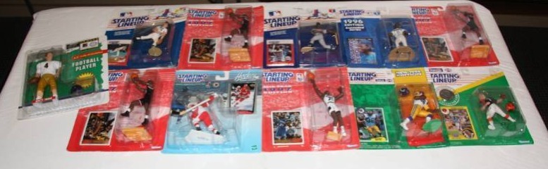 Kenner Starting Lineup Figure Lot  11 Items