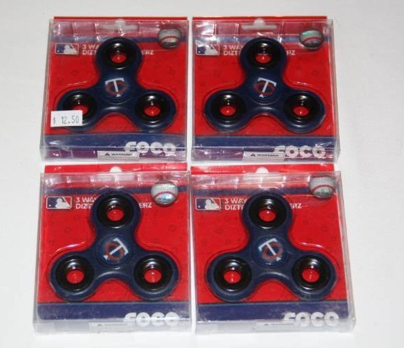 FOCO Minnesota Twins Fidget Spinner Lot  4 Items