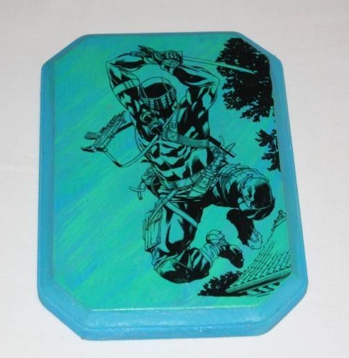 GI Joe Snake Eyes Custom Wooden Plaque Art Piece