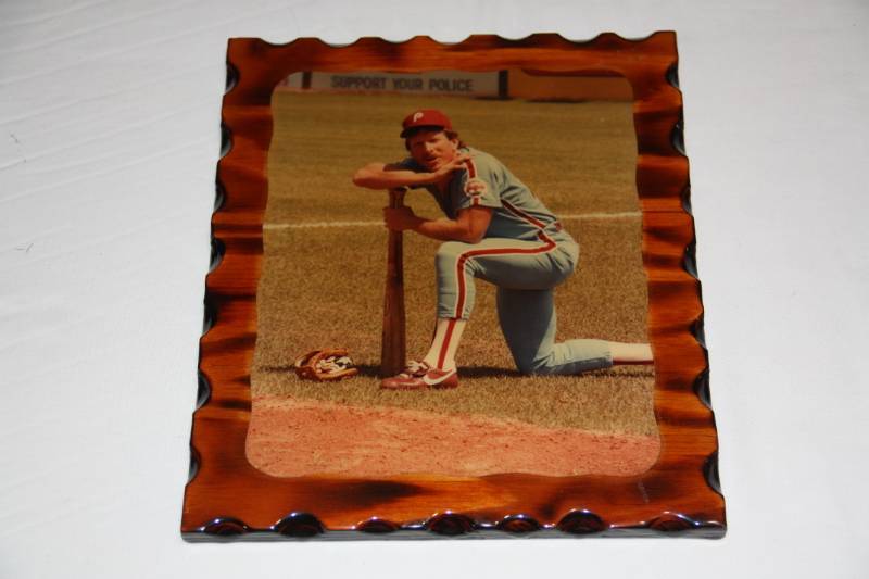 Philadelphia Phillies Mike Schmidt Wooden Plaque Photo