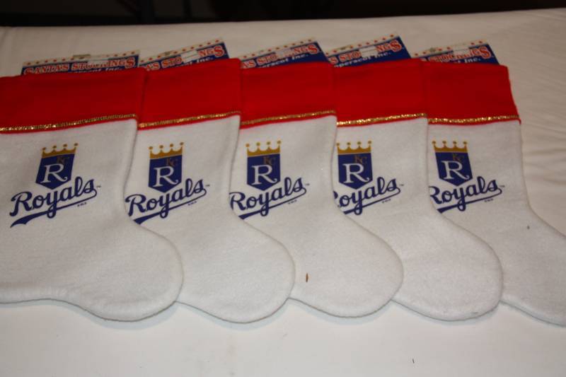 Kansas City Royals Christmas Stockings Lot  5 Items