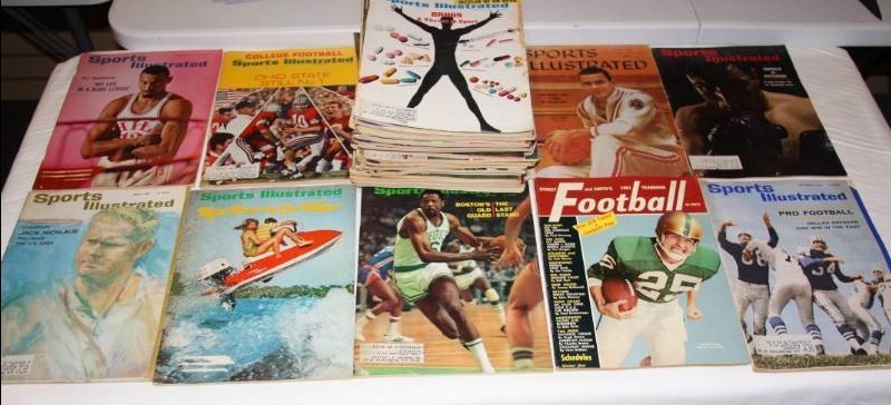 1960s Sports Illustrated and Sport Magazine Lot  37 Items