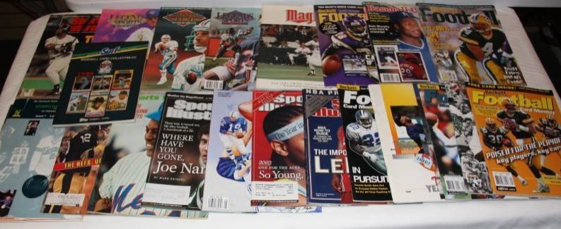 1970s to Today Sporting Magazine Lot  20 Items