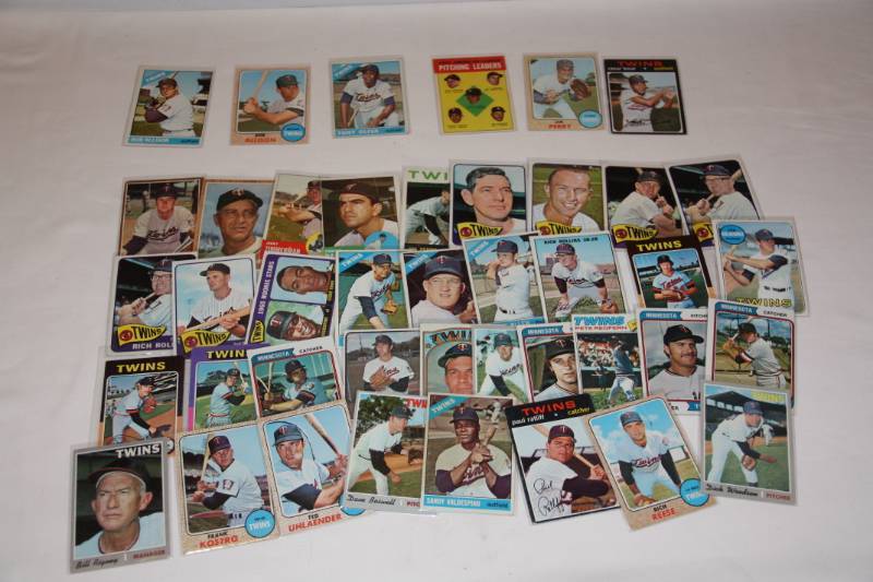 1960s and 1970s Minnesota Twins Vintage Card Lot  42 Cards
