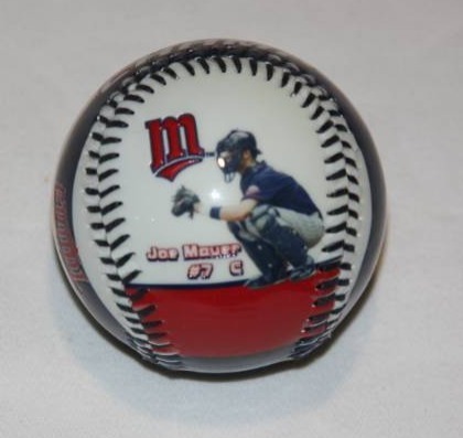 2007 Minnesota Twins Joe Mauer Commemorative Baseball