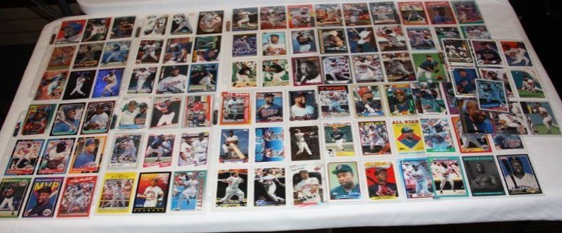 Kirby Puckett 100 Different Baseball Cards With 1985 Topps Rookie