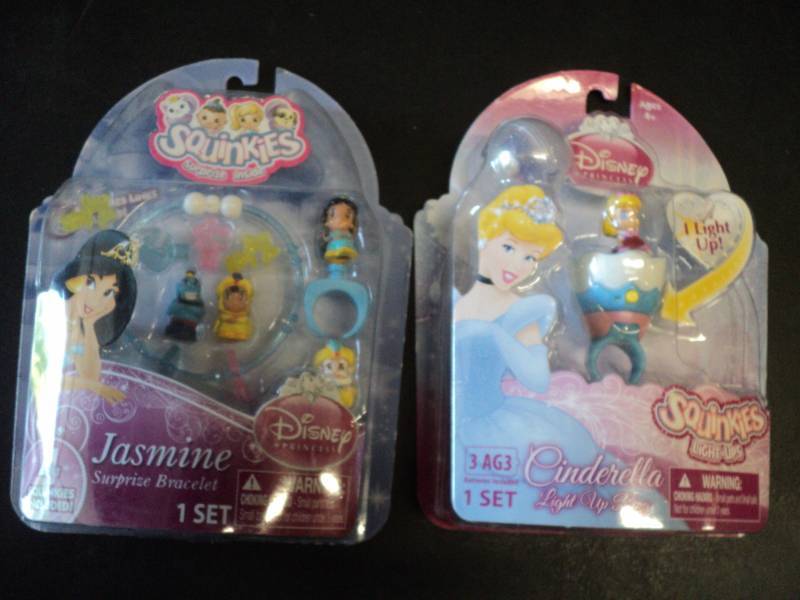 lot 89 image: Set of 2 Squinkies- Jasmine and Cin...