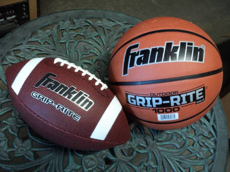 lot 98 image: Franklin Football and Basketball...