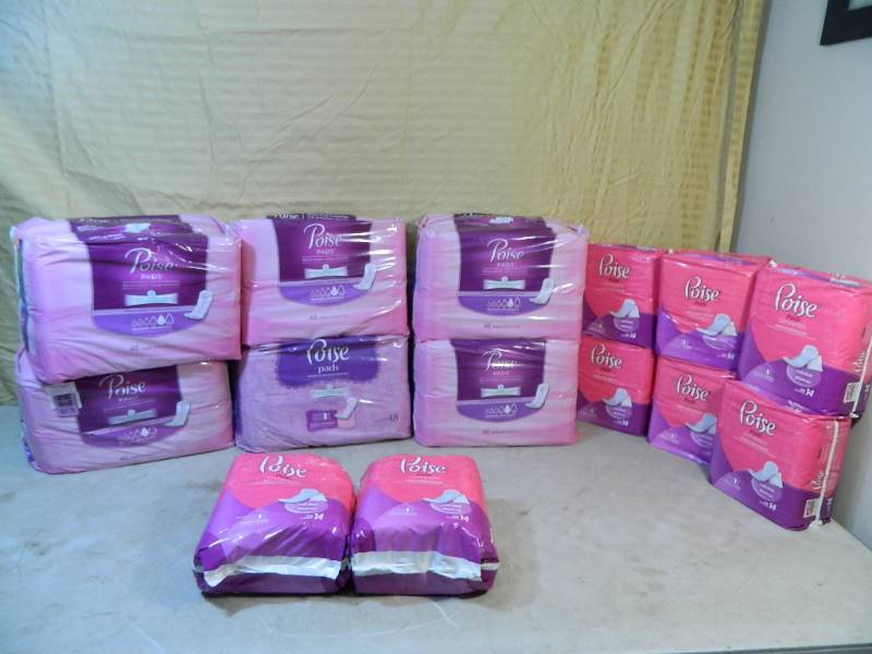 lot 22 image: 372 New Poise Pads