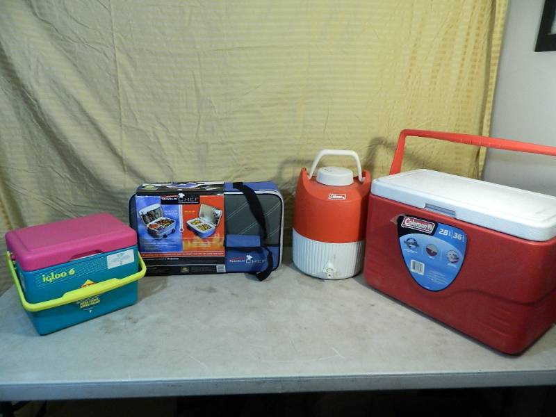 lot 57 image: New Travel HotCold Cooler and More