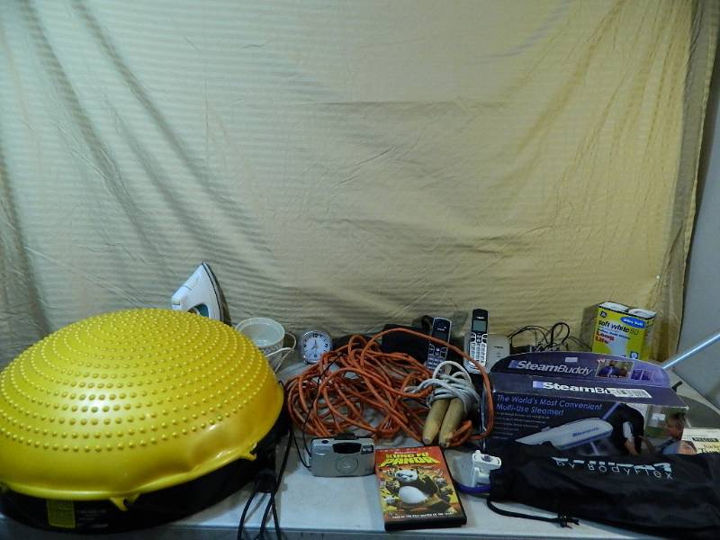lot 58 image: Electronics and Workout Equipment